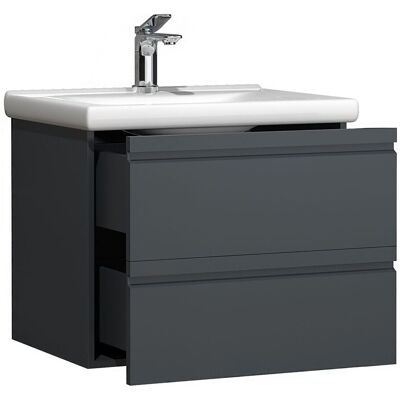 Conjunto de Muebles de Baño Silora L VCM - 60cm Antracita Conjunto de Muebles de Baño Silora L VCM - 60cm Antracita