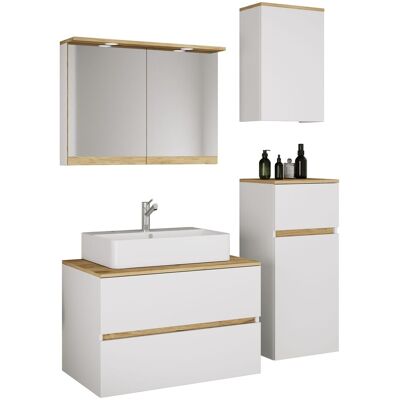 Conjunto De Muebles De Baño Con Lavabo Cosila-a 80 150x120x51 - Vcm Conjunto De Muebles De Baño Con Lavabo Cosila-a 80 150x120x51 - Vcm