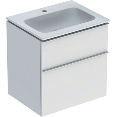 Set de baño Geberit iCon con mueble y lavabo - 60x63x48 cm, Blanco Set de baño Geberit iCon con mueble y lavabo - 60x63x48 cm, Blanco