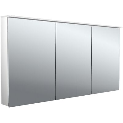 Armario con espejo LED Flat 2 Emco - 3 puertas - Estantes ajustables Armario con espejo LED Flat 2 Emco - 3 puertas - Estantes ajustables