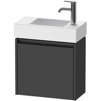 Mueble Duravit Ketho.2 Colgado en la Pared - 1 Puerta, Graphit Matt Mueble Duravit Ketho.2 Colgado en la Pared - 1 Puerta, Graphit Matt