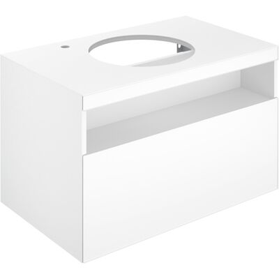 Gabinete de lavabo Keuco Stageline - Vulkanit satinado - Modelo 32864970100 Gabinete de lavabo Keuco Stageline - Vulkanit satinado - Modelo 32864970100