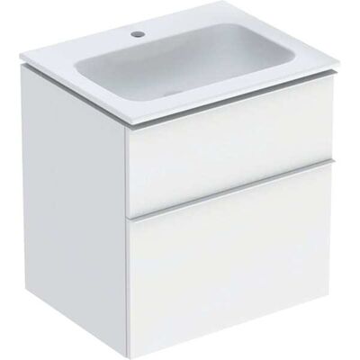Set de baño Geberit iCon con mueble y lavabo - 60x63x48 cm, Blanco Set de baño Geberit iCon con mueble y lavabo - 60x63x48 cm, Blanco