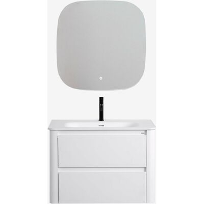 Sklum - Conjunto De Mueble De Baño En Madera Con Lavabo Integrado Egerton Sklum - Conjunto De Mueble De Baño En Madera Con Lavabo Integrado Egerton