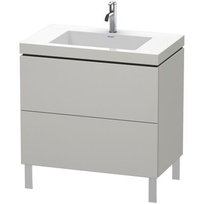 Duravit L-Cube Mueble lavabo con cajones - Betongrau Mate - 80x48 cm Duravit L-Cube Mueble lavabo con cajones - Betongrau Mate - 80x48 cm