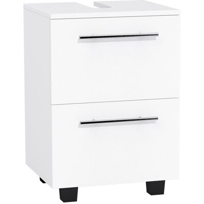 JHY DESIGN Mueble De Baño Compacto Con Lavabo Y Cajón, Fabricado En Aglomerado, Blanco. JHY DESIGN Mueble De Baño Compacto Con Lavabo Y Cajón, Fabricado En Aglomerado, Blanco.