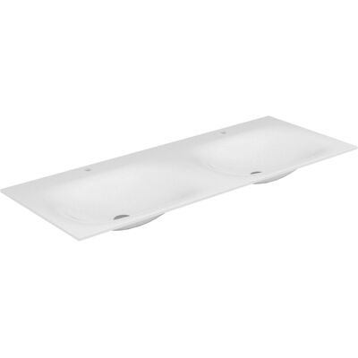 Lava lavabo doble KEUCO Edition 11 - 1400 x 538 mm - Blanco mate Lava lavabo doble KEUCO Edition 11 - 1400 x 538 mm - Blanco mate