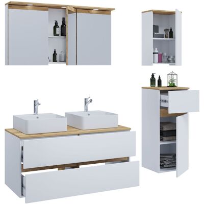 Conjunto De Muebles De Baño Con Lavabo Cosila-a 111 149x151x51 - Vcm Conjunto De Muebles De Baño Con Lavabo Cosila-a 111 149x151x51 - Vcm