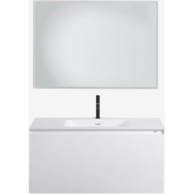 Sklum - Conjunto De Mueble De Baño En Madera Con Lavabo Integrado Macrae Sklum - Conjunto De Mueble De Baño En Madera Con Lavabo Integrado Macrae