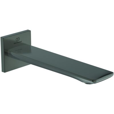 Ideal - Caño De Pared Check Saliente 160 Mm Magnético Gris Con Roseta Cuadrada Standard Ideal - Caño De Pared Check Saliente 160 Mm Magnético Gris Con Roseta Cuadrada Standard