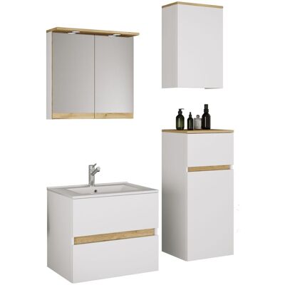 Conjunto De Muebles De Baño Con Lavabo Cosila-i 61 150x101x47 - Vcm Conjunto De Muebles De Baño Con Lavabo Cosila-i 61 150x101x47 - Vcm