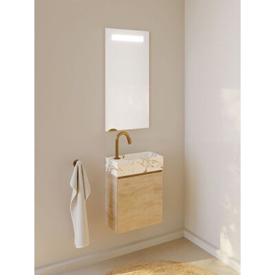 Riho Spring Marble Tiny Set, Lavabos Con Mueble Bajo Lavabo, 1 Riho Spring Marble Tiny Set, Lavabos Con Mueble Bajo Lavabo, 1