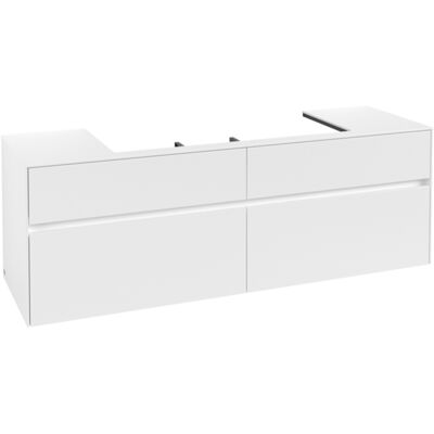 Armario de lavabo Villeroy & Boch Collaro - Blanco Mate - 4 Cajones Armario de lavabo Villeroy & Boch Collaro - Blanco Mate - 4 Cajones