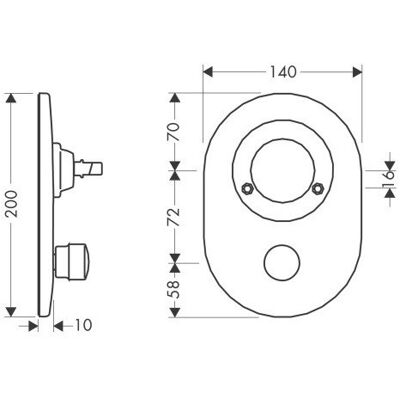 Hansgrohe - Kit De Conversión Hg Up Mezclador De Baño Distancia Entre Agujeros 72 Mm Acero-optik Hansgrohe - Kit De Conversión Hg Up Mezclador De Baño Distancia Entre Agujeros 72 Mm Acero-optik