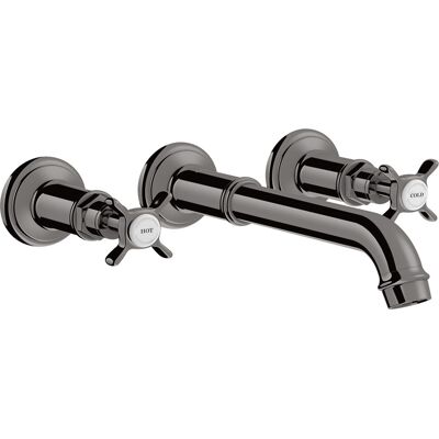 Hansgrohe Axor Montreux Mezclador de lavabo empotrable - Polished Black Chrome Hansgrohe Axor Montreux Mezclador de lavabo empotrable - Polished Black Chrome
