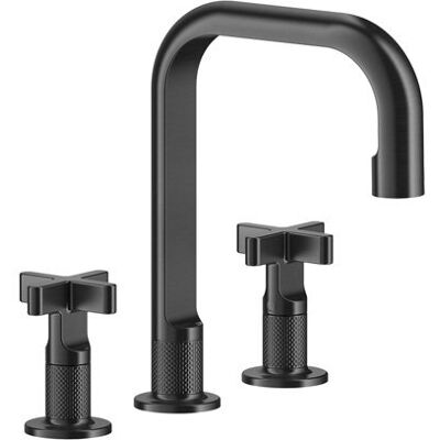 Gessi Inciso+ Mezclador de lavabo de 3 agujeros - Negro XL Gessi Inciso+ Mezclador de lavabo de 3 agujeros - Negro XL