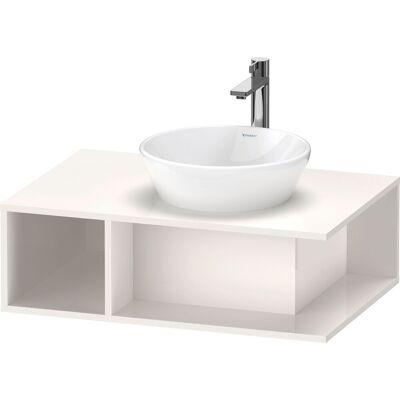 Duravit D-Neo Mueble lavabo suspendido - 80cm, Blanco Brillo Alto, Estante Abierto Izquierdo Duravit D-Neo Mueble lavabo suspendido - 80cm, Blanco Brillo Alto, Estante Abierto Izquierdo