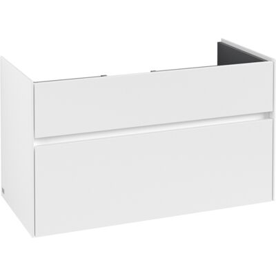 Villeroy & Boch Collaro Armario Bajo para Lavabo - 2 Cajones, Blanco Mate Villeroy & Boch Collaro Armario Bajo para Lavabo - 2 Cajones, Blanco Mate