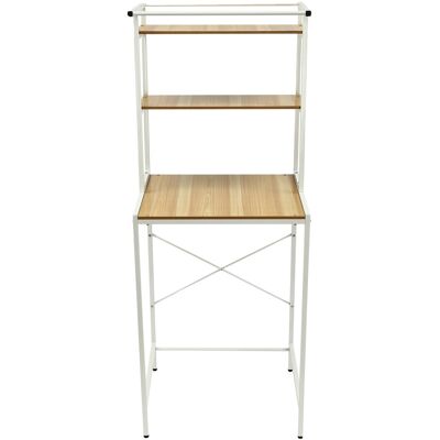 OEM Estantería De Almacenamiento, Organizador De Tres Niveles, Solución Duradera Para El Baño, Blanco Y Mármol. OEM Estantería De Almacenamiento, Organizador De Tres Niveles, Solución Duradera Para El Baño, Blanco Y Mármol.