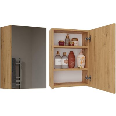 OEM Mueble De Baño Suspendido Artisan Oak Con Espejo Sobre El Lavabo 40x60 Cm OEM Mueble De Baño Suspendido Artisan Oak Con Espejo Sobre El Lavabo 40x60 Cm