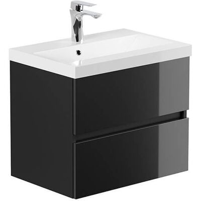 Home Deluxe - Juego Completo De Muebles De Baño Wangerooge Deluxe Made In Germany Color: Negro, Talla: S Home Deluxe - Juego Completo De Muebles De Baño Wangerooge Deluxe Made In Germany Color: Negro, Talla: S