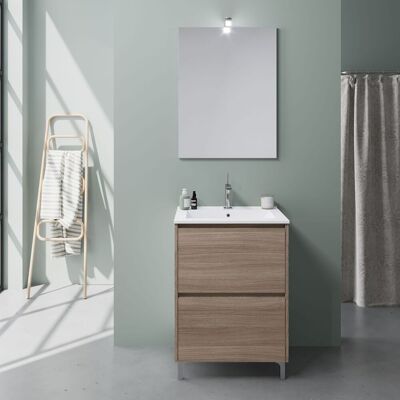 Kiamami Valentina - Mueble De Baño De Pie Con Lavabo De 60 Cm Laguna Kiamami Valentina - Mueble De Baño De Pie Con Lavabo De 60 Cm Laguna