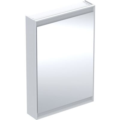 Gabinete de espejo de baño Geberit Blanco/Aluminio con ComfortLight - 60x90cm Gabinete de espejo de baño Geberit Blanco/Aluminio con ComfortLight - 60x90cm