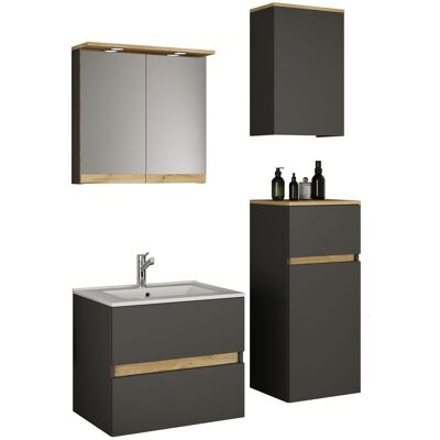 Conjunto De Muebles De Baño Con Lavabo Cosila-i 61 150x101x47 - Vcm Conjunto De Muebles De Baño Con Lavabo Cosila-i 61 150x101x47 - Vcm