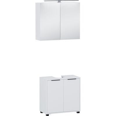 Conjunto De Muebles De Baño Lavio, Blanco, 2 Partes, Vicco Conjunto De Muebles De Baño Lavio, Blanco, 2 Partes, Vicco