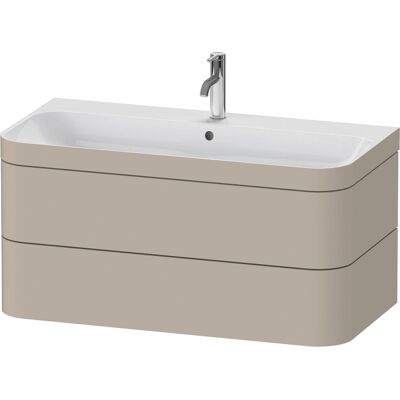 Duravit Happy D.2 Plus Set de Baño Colgado Taupe Satinado - 97,5x49cm Duravit Happy D.2 Plus Set de Baño Colgado Taupe Satinado - 97,5x49cm