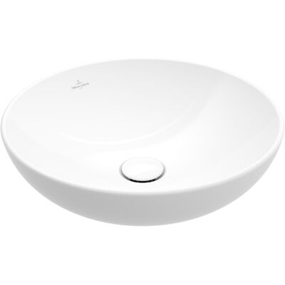 Lavabo de Pared Redondo Villeroy & Boch - CeramicPlus, TitanGlaze Lavabo de Pared Redondo Villeroy & Boch - CeramicPlus, TitanGlaze