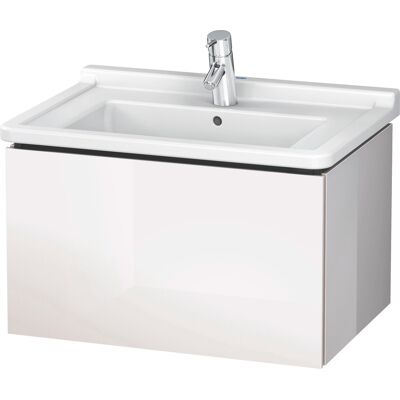 Duravit L-Cube Mueble Bajo Lavabo Montado en la Pared, Eiche Negro Mate, 1 Cajón Duravit L-Cube Mueble Bajo Lavabo Montado en la Pared, Eiche Negro Mate, 1 Cajón