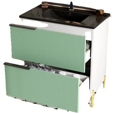 OEM Mueble De Baño Con Lavabo, Lavabo De Cerámica, Lavabo Individual Con Cajones, Fácil Montaje. OEM Mueble De Baño Con Lavabo, Lavabo De Cerámica, Lavabo Individual Con Cajones, Fácil Montaje.