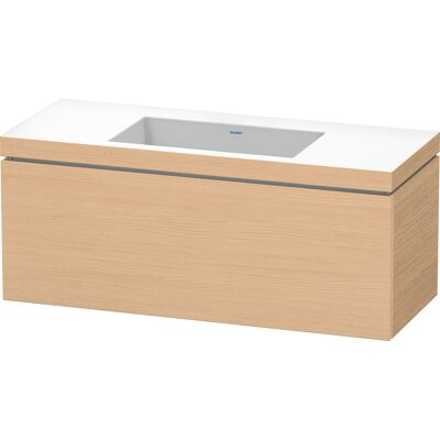Duravit L-Cube Juego de Mueble de Baño - Eiche natur, Toque, 120cm Duravit L-Cube Juego de Mueble de Baño - Eiche natur, Toque, 120cm