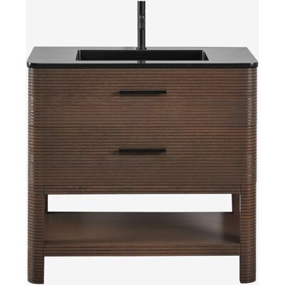 Conjunto De Mueble De Baño 90x50 Cm En Madera Con Lavabo Integrado Misene Sklum Conjunto De Mueble De Baño 90x50 Cm En Madera Con Lavabo Integrado Misene Sklum