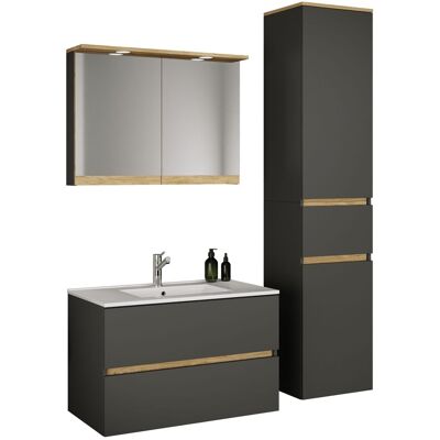 Conjunto De Muebles De Baño Con Lavabo Cosila-i 81 181x121x47 - Vcm Conjunto De Muebles De Baño Con Lavabo Cosila-i 81 181x121x47 - Vcm