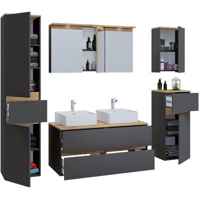 Conjunto De Muebles De Baño Con Lavabo Cosila-i 111 165x191x51 - Vcm Conjunto De Muebles De Baño Con Lavabo Cosila-i 111 165x191x51 - Vcm