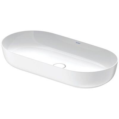 Lavabo de sobreponer Duravit Luv - Sin rebosadero, Sin orificio para grifo - Blanco Seda Lavabo de sobreponer Duravit Luv - Sin rebosadero, Sin orificio para grifo - Blanco Seda