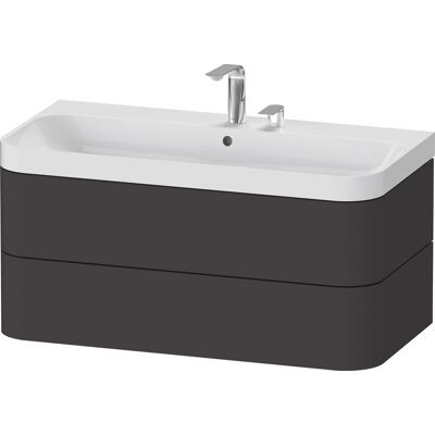 Conjunto de Baño Empotrado Duravit - Graphit Supermatt - HP4348E8080 Conjunto de Baño Empotrado Duravit - Graphit Supermatt - HP4348E8080
