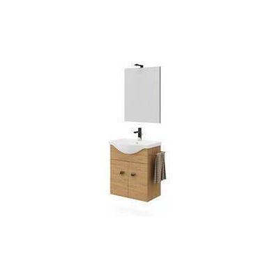MARCA Mobile Bagno Zaffiro 2a 55 Rovere Naturale MARCA Mobile Bagno Zaffiro 2a 55 Rovere Naturale