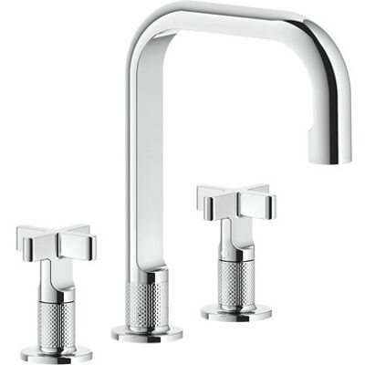 Mezclador de lavabo de 3 orificios Gessi Inciso - Cromo Mezclador de lavabo de 3 orificios Gessi Inciso - Cromo