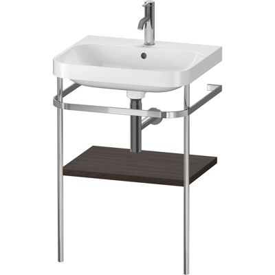 Duravit Happy D.2 Plus Nuez cepillado Set de lavabo en forma de C - Mueble de baño Duravit Happy D.2 Plus Nuez cepillado Set de lavabo en forma de C - Mueble de baño
