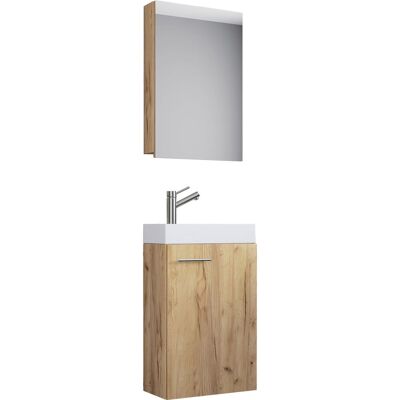 Juego de Muebles de Baño VCM Honig-eiche - 3 Piezas Juego de Muebles de Baño VCM Honig-eiche - 3 Piezas