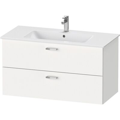 Duravit XBase Mueble bajo lavabo - Blanco, 2 cajones, pared, 100cm Duravit XBase Mueble bajo lavabo - Blanco, 2 cajones, pared, 100cm