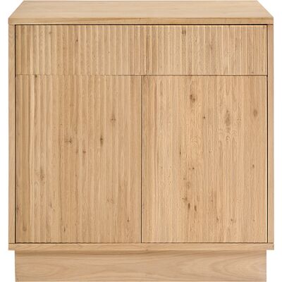 MILIBOO Mueble De Baño De Madera De Roble Macizo L80 Cm Alistair MILIBOO Mueble De Baño De Madera De Roble Macizo L80 Cm Alistair