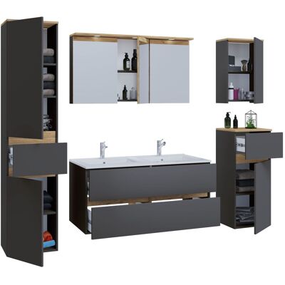 Conjunto De Muebles De Baño Con Lavabo Cosila-i 111 165x191x51 - Vcm Conjunto De Muebles De Baño Con Lavabo Cosila-i 111 165x191x51 - Vcm