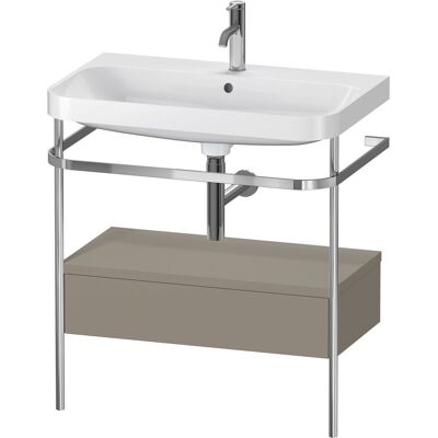 Set C-bonded Duravit Happy D.2 Plus Con Consola Metálica Y Cajón, Set C-bonded Duravit Happy D.2 Plus Con Consola Metálica Y Cajón,