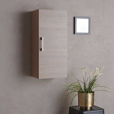 Kiamami Valentina Rimini Armario de Baño - Puerta Reversible Roble Kiamami Valentina Rimini Armario de Baño - Puerta Reversible Roble