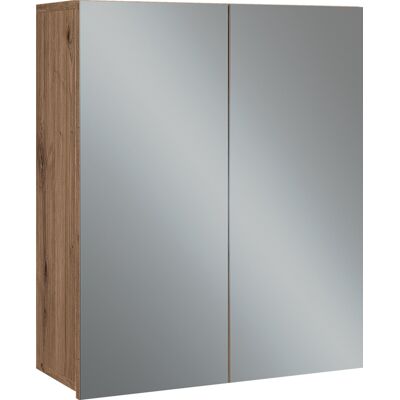 Armario Con Espejo Para Baño Takumi, Artesano, 60 X 70 Cm Con 3 Compartimentos Cerrados, Vicco Armario Con Espejo Para Baño Takumi, Artesano, 60 X 70 Cm Con 3 Compartimentos Cerrados, Vicco