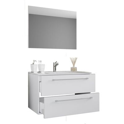 Juego de Muebles de Baño VCM - Blanco - 80cm Juego de Muebles de Baño VCM - Blanco - 80cm